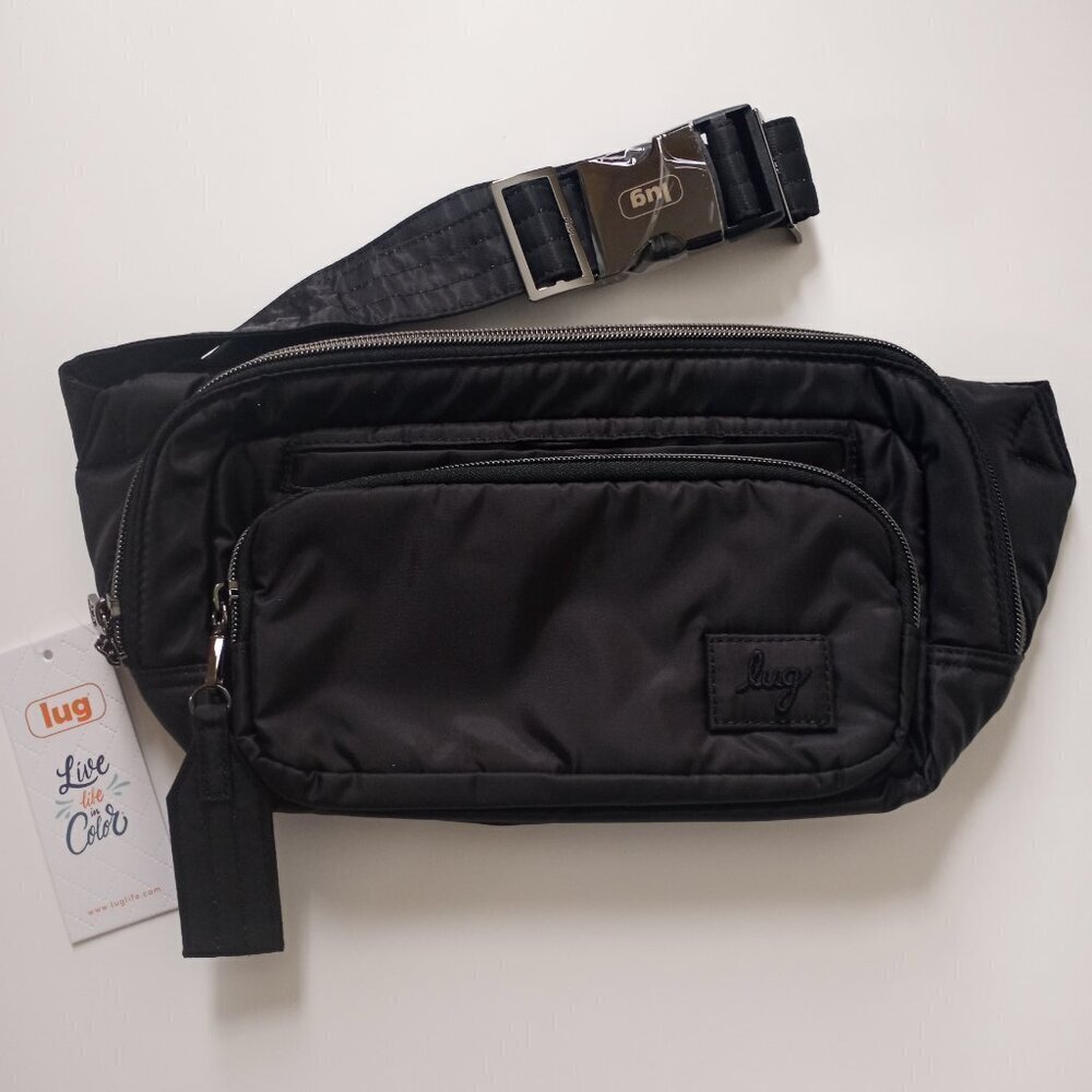 LUG Hitch Belt Bag / Sling Bag - Black - Picture 6 of 15